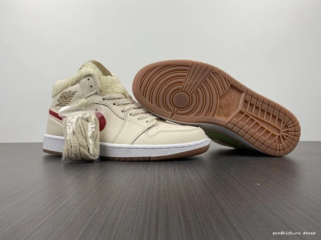 Cheap Pearl Jordan1 Mid Fleece 3701 SunProtective White DO2207- 1027